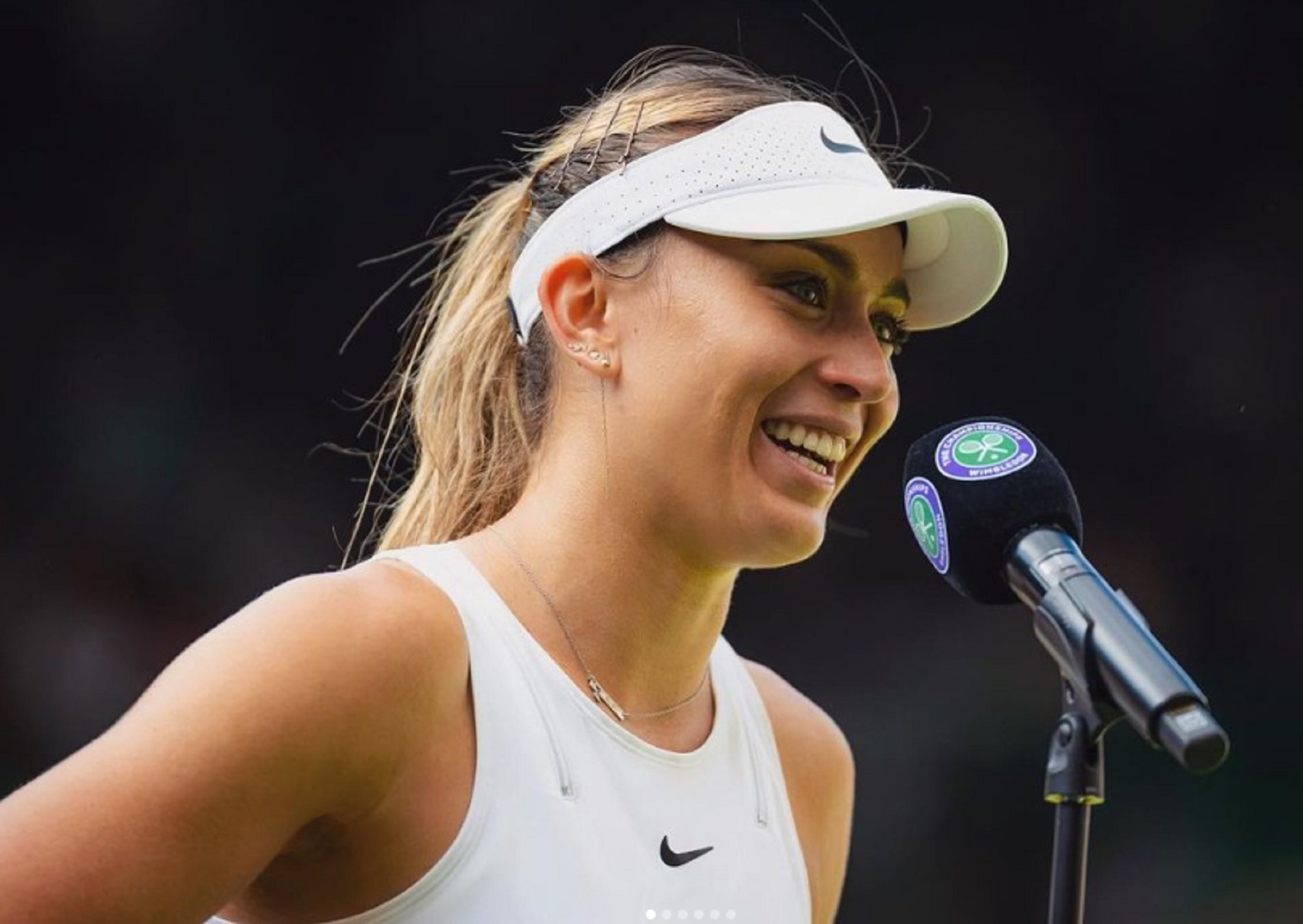 Paula Badosa en Wimbledon - Instagram Paula Badosa en Wimbledon - Instagram