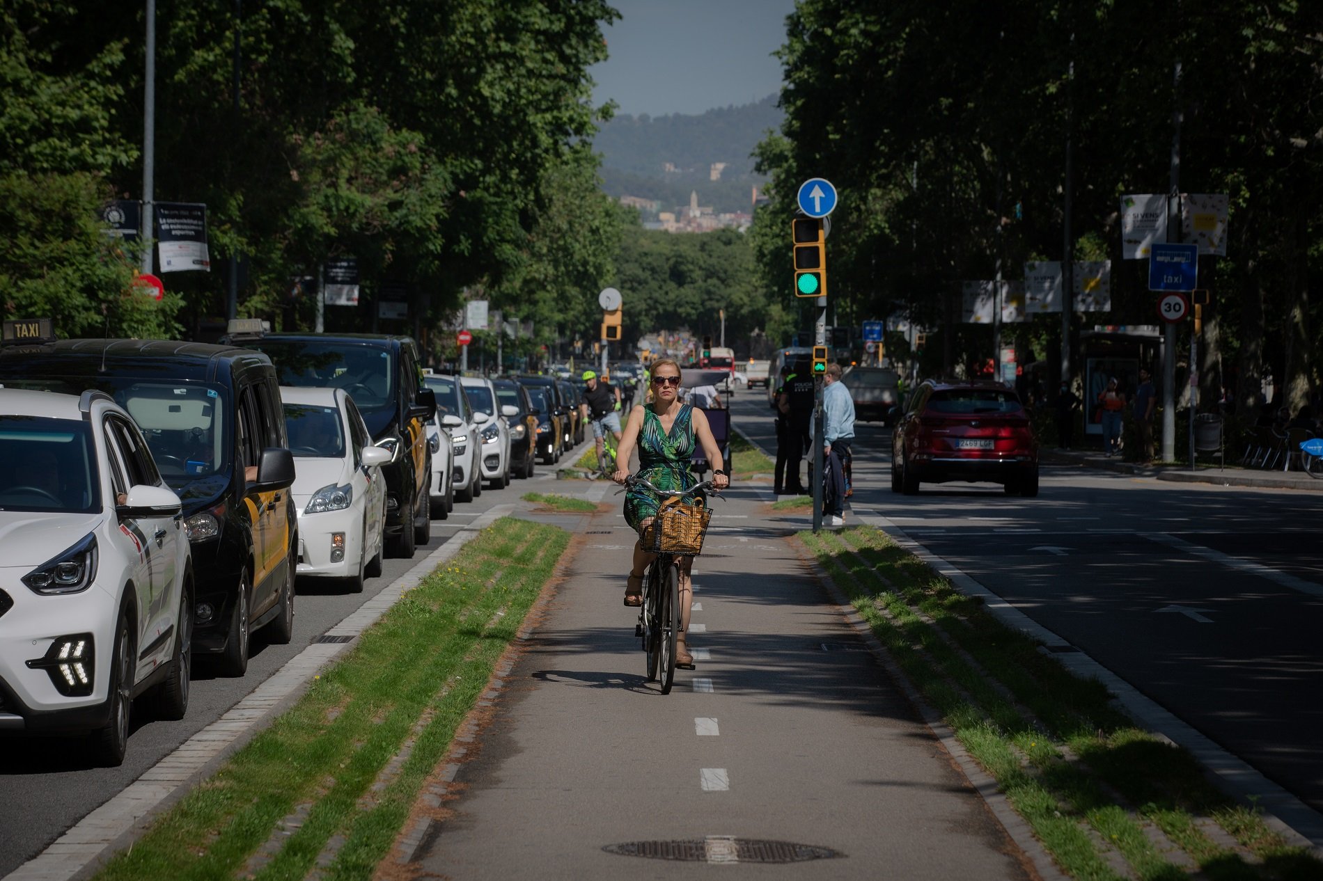 Un 62% de los ciclistas se siente vulnerable circulando en bicicleta en Barcelona