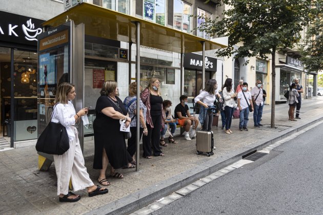 vaga autobusos via augusta cues / Foto: Montse Giralt