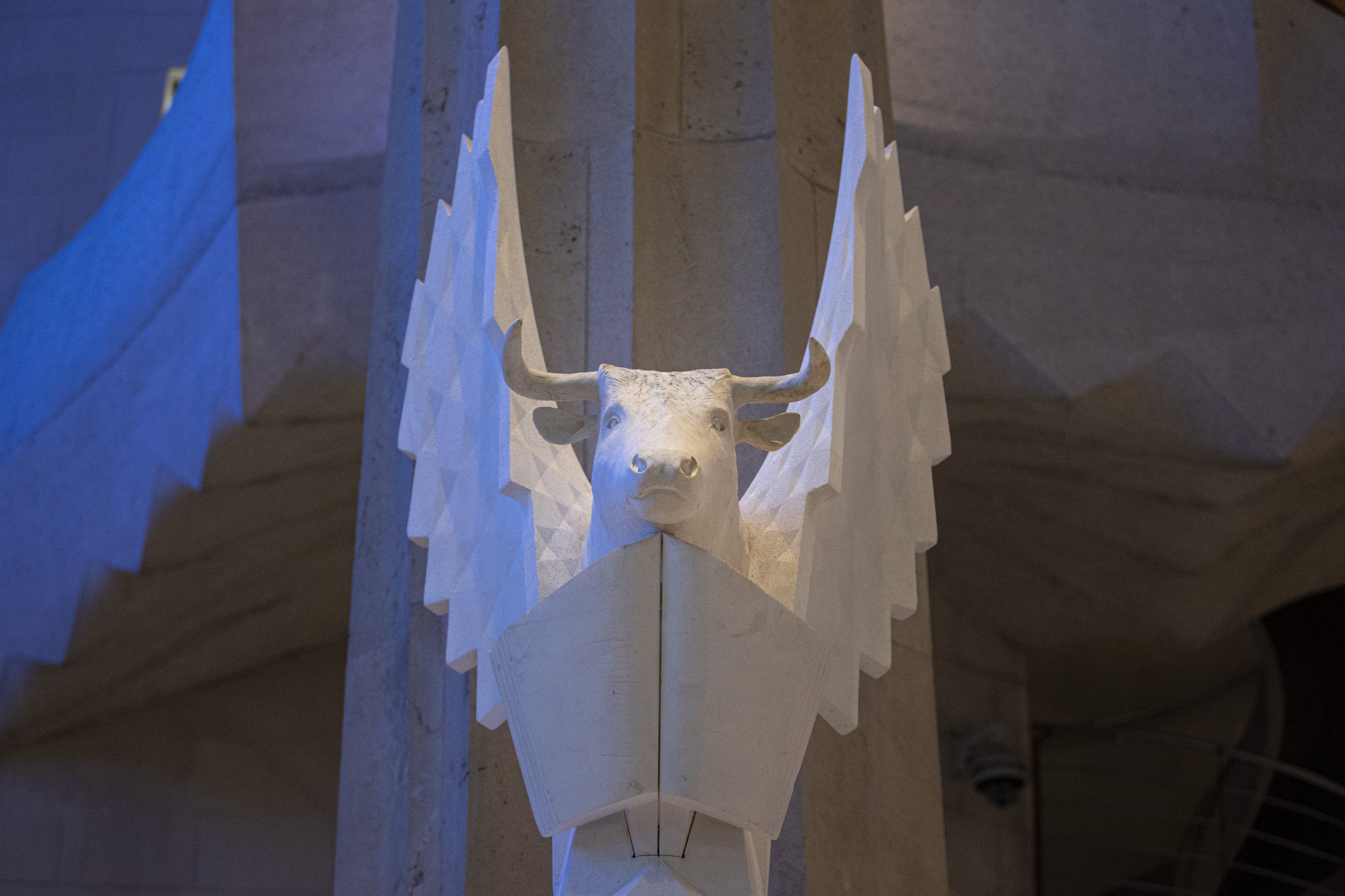 sagrada familia tetramorfs bou lluc maqueta / Foto: Montse Giralt sagrada familia tetramorfs bou lluc maqueta / Foto: Montse Giralt