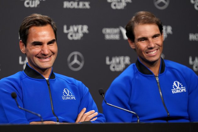 Roger Federer Rafa Nadal Laver Cup / Foto: John Walton - Europa Press