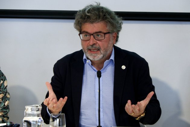 Antoni Castellà en la presentació dels actes de l'1 O ACN