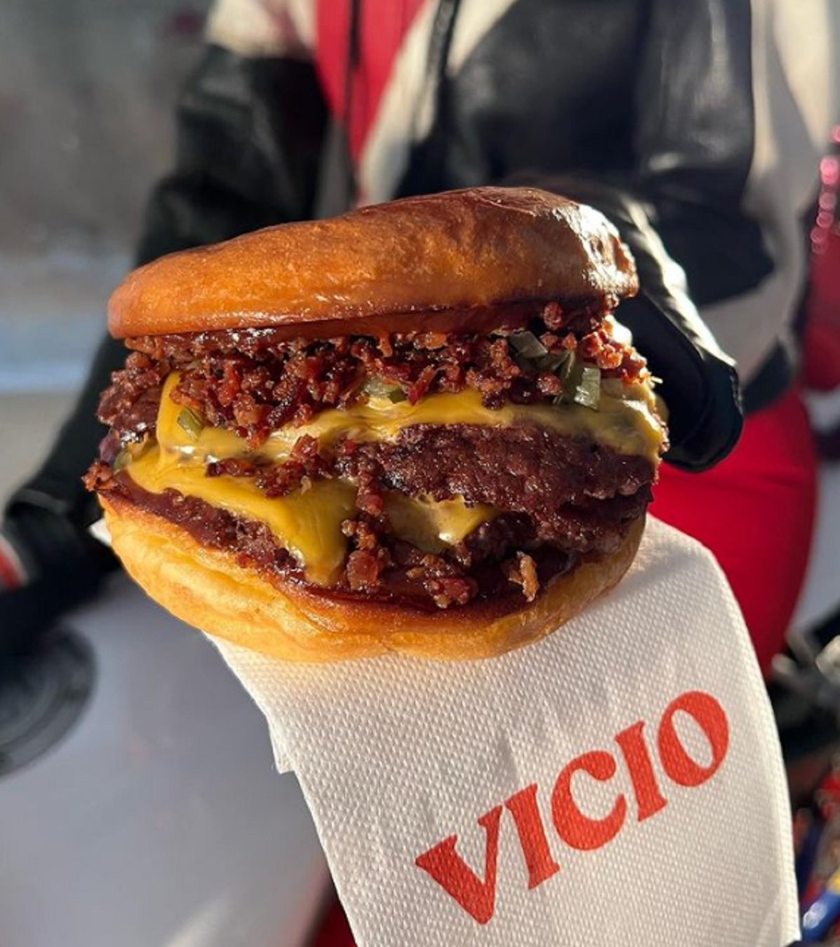 Así es una hamburguesa VICIO - Instagram