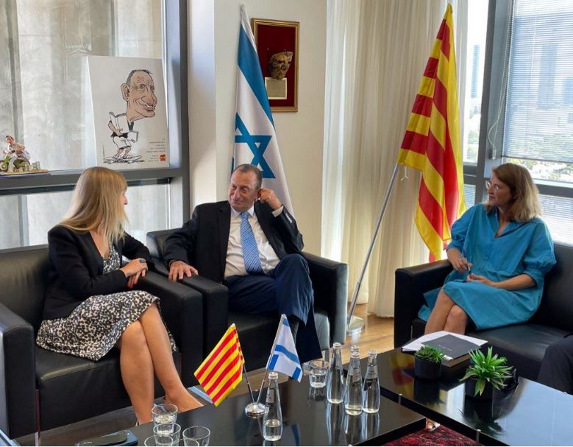 Alsina constata "el interés" de Israel por Catalunya
