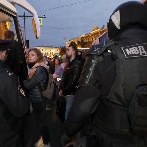 Detencions policia Rússia EFE