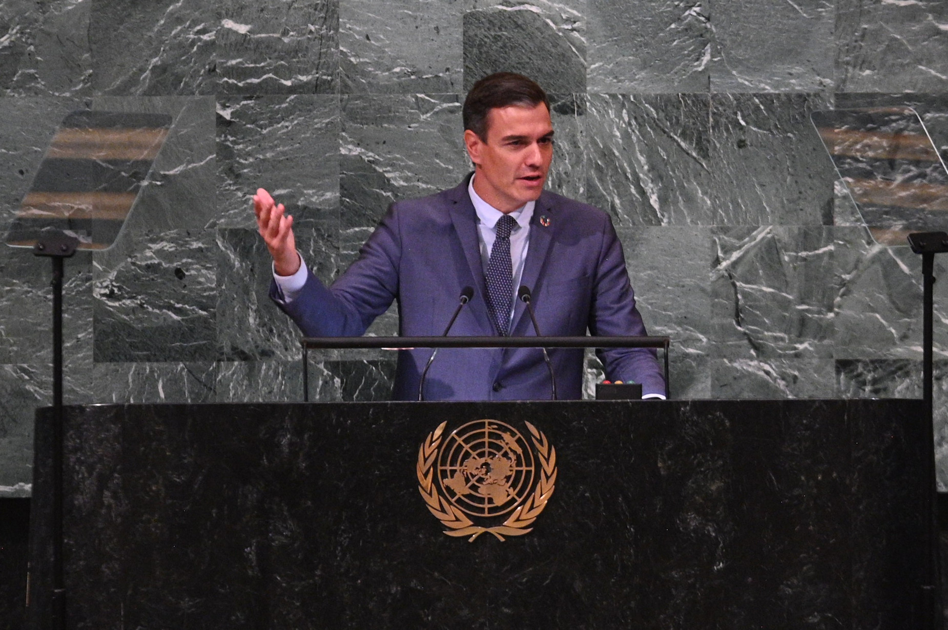 Pedro Sánchez reafirma la seva postura sobre el Sàhara Occidental davant de l'ONU