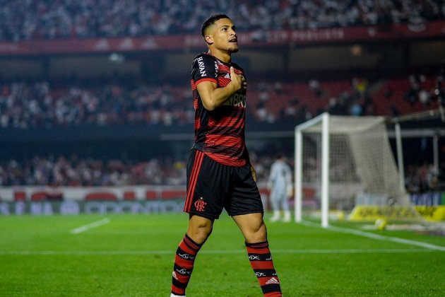 Joao Gomes celebra gol Flamengo / Foto: @joaogomes.01