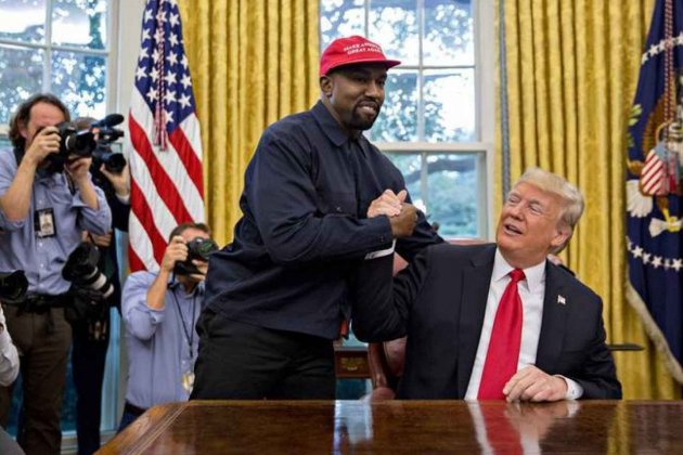 Kanye West y Donald Trump Kanye West y Donald Trump