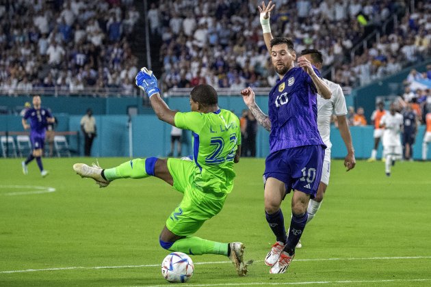 Leo Messi amistoso Argentina Honduras / Foto: EFE