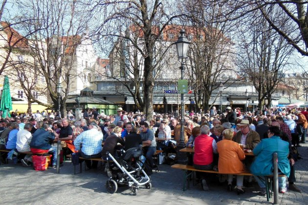 Pixabay Biergarten Viktualienmarkt