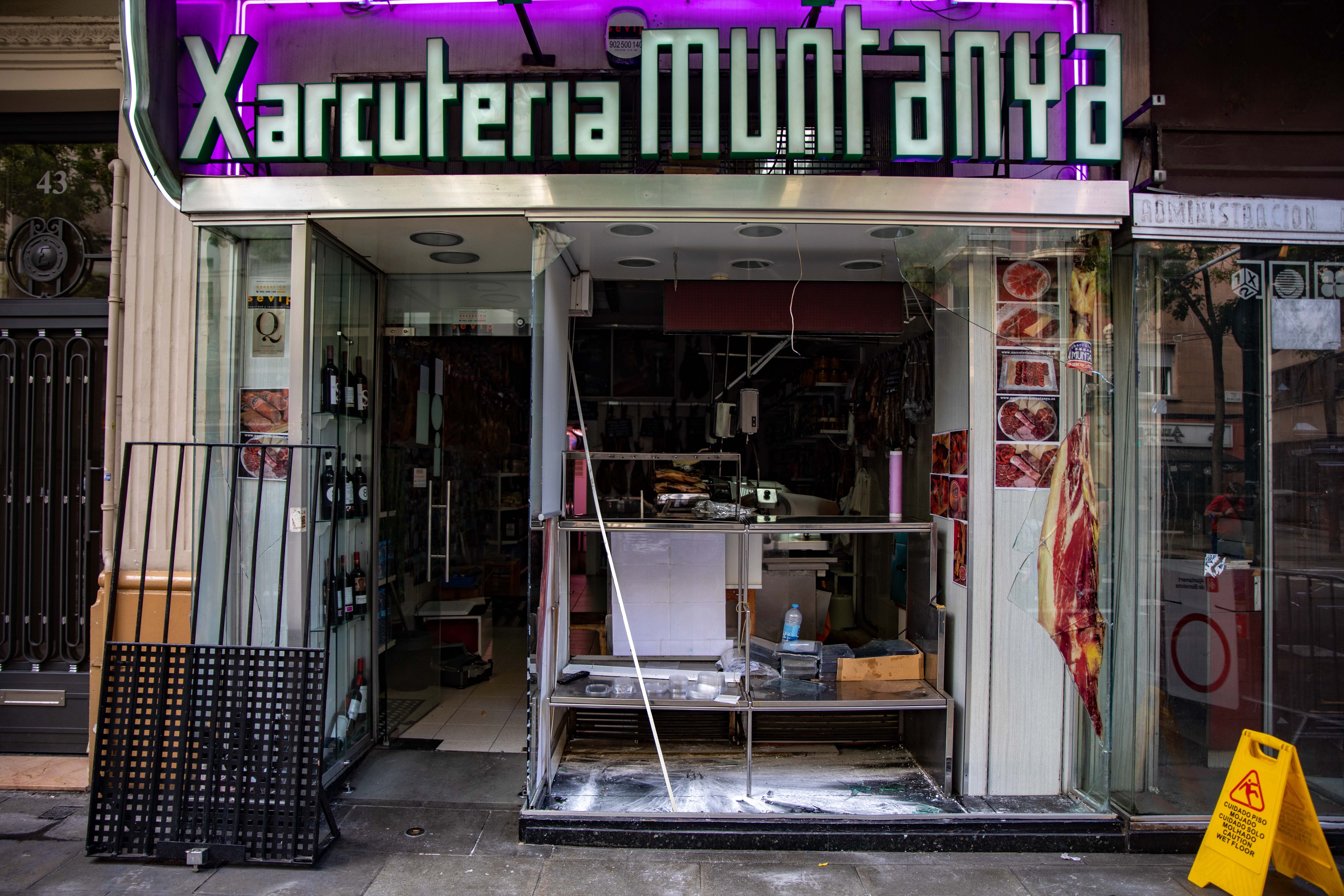 Disturbios durante la segunda noche de la Mercè 2022 de Barcelona