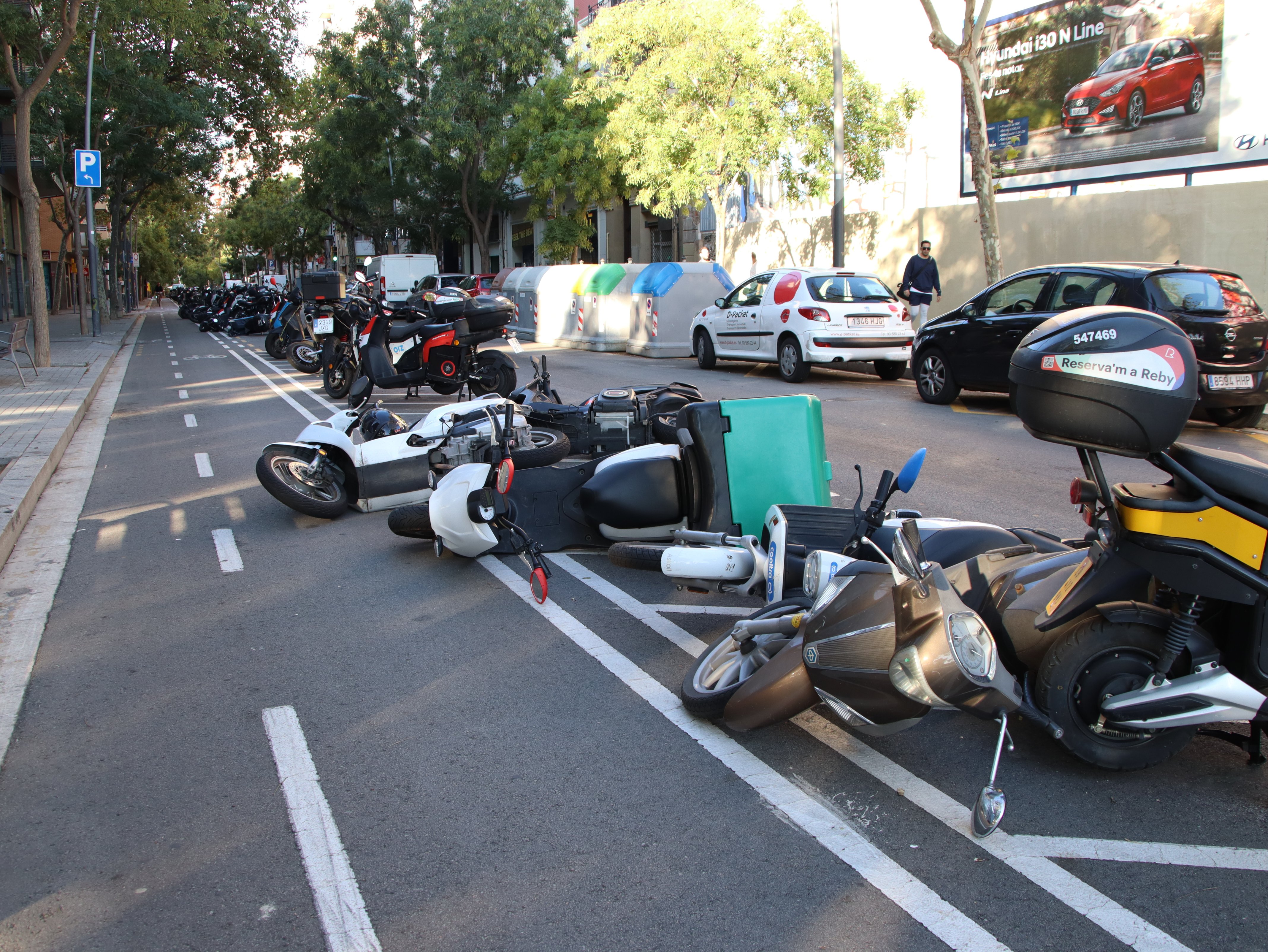 Disturbios durante la segunda noche de la Mercè 2022 de Barcelona