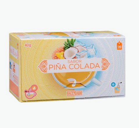 Infusión sabor piña colada Hacendado Infusión sabor piña colada Hacendado
