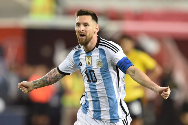 Leo Messi celebración gol Argentina / Foto: Europa Press Leo Messi celebración gol Argentina / Foto: Europa Press