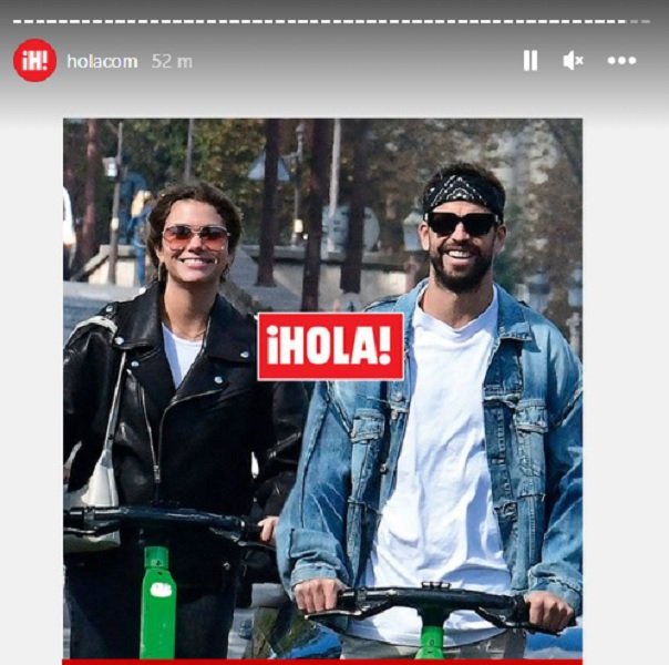 Gerard Piqué y Clara Chía IG Gerard Piqué y Clara Chía IG