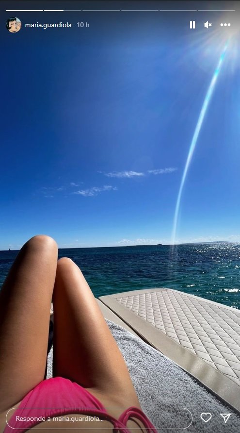 Maria Guardiola en bikini en Eivissa IG