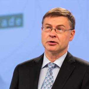 El vicepresident executiu de la Comissió Europea, Valdis Dombrovskis