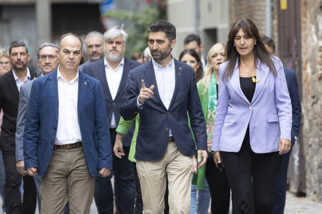 JUNTS puigneró turull borras reunio / Foto: Montse Giralt JUNTS puigneró turull borras reunio / Foto: Montse Giralt