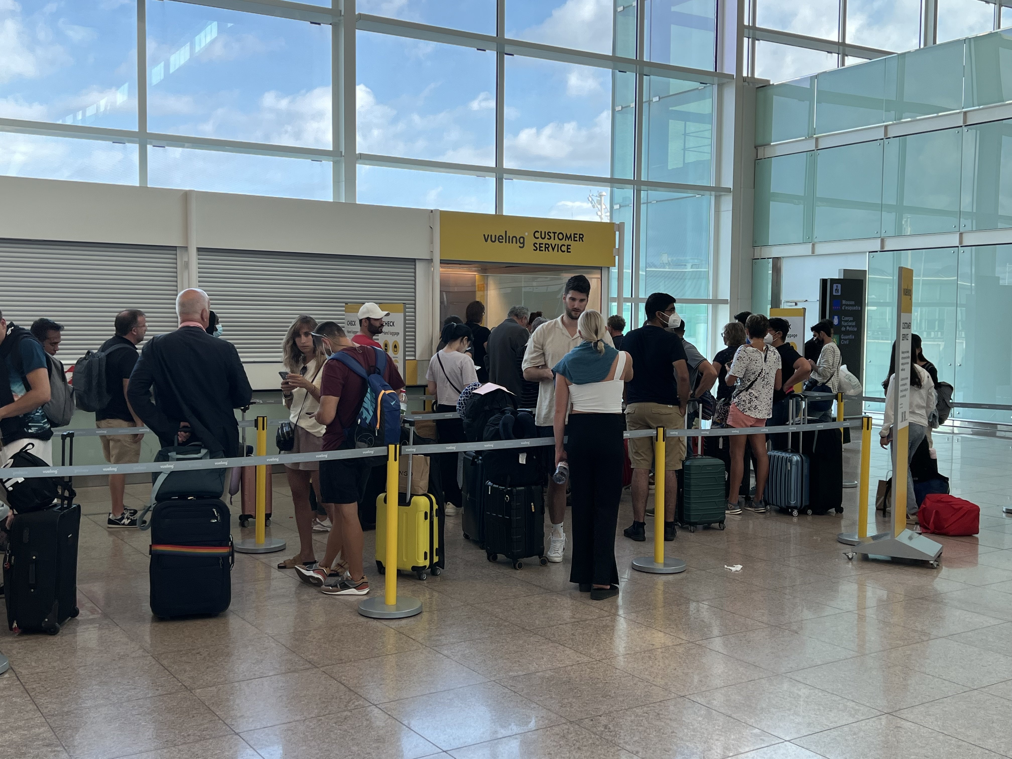 L'aeroport de Barcelona encapçala la llista d'aeroports a Espanya amb més vols cancel·lats a l'estiu