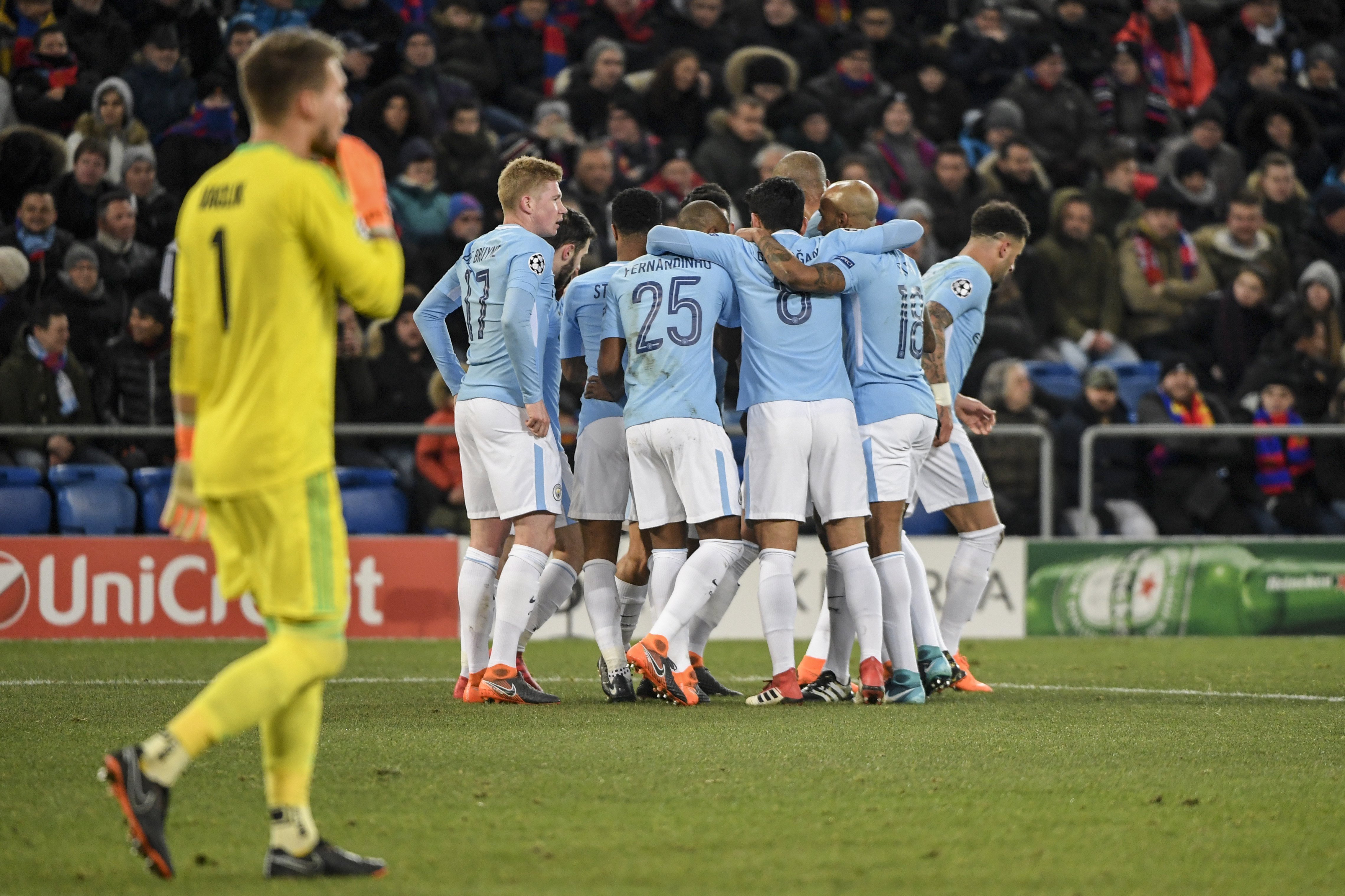 El Manchester City también arrasa en Basilea (0-4)