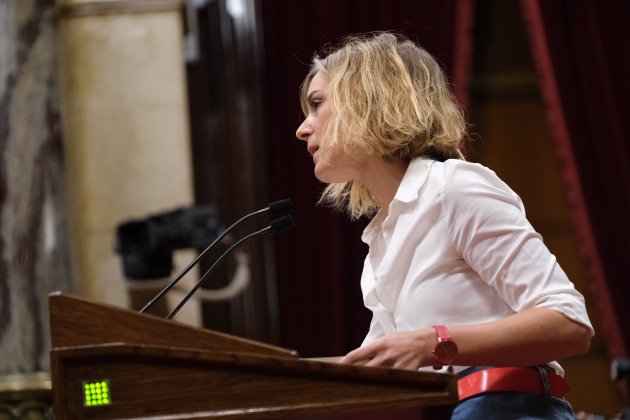 Jessica Albiach, presidenta En comú podem, al debat de politica general del Parlament Carlos Baglietto Jessica Albiach, presidenta En comú podem, al debat de politica general del Parlament Carlos Baglietto