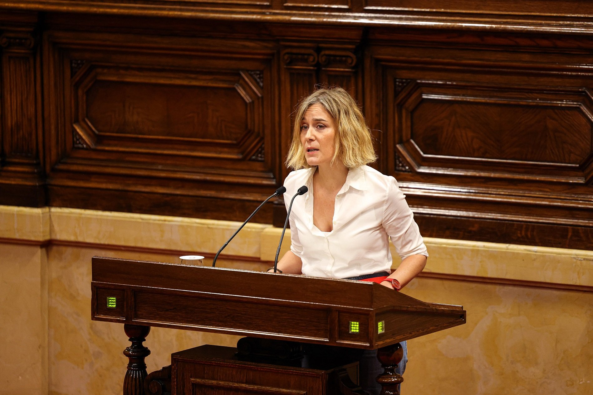 Jéssica Albiach, sobre la marcha de Junts: "Se abre una oportunidad de formar una mayoría progresista"