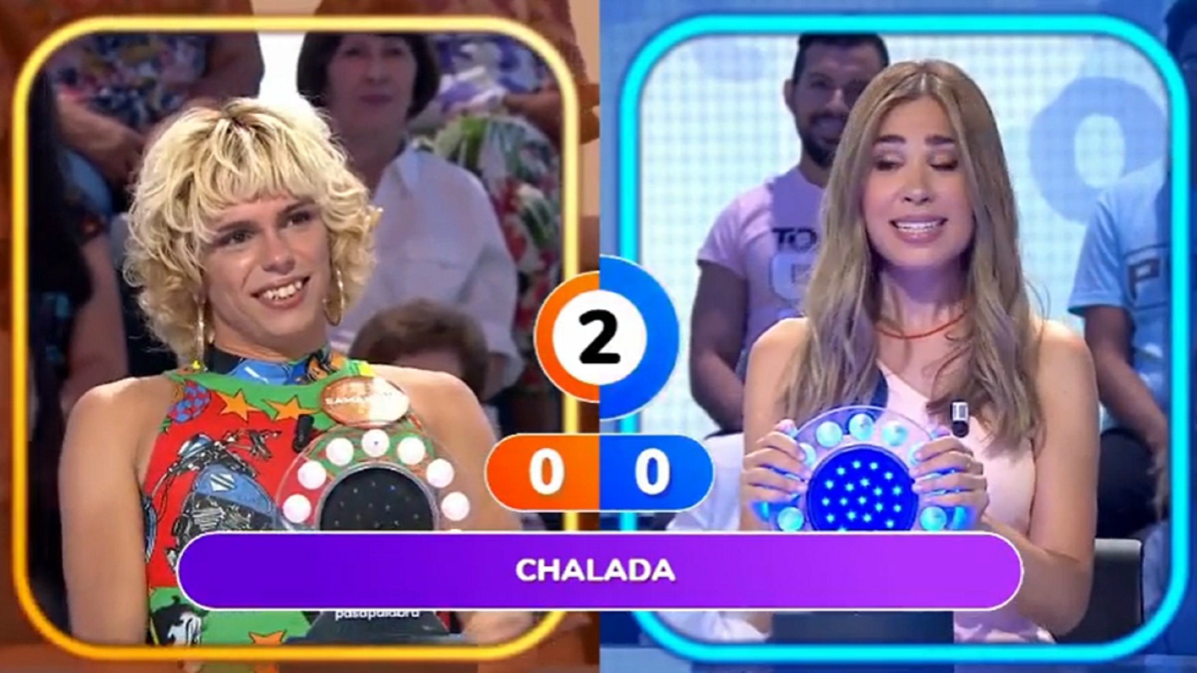 Samantha, ayer, en 'Pasapalabra' A3 Samantha, ayer, en 'Pasapalabra' A3