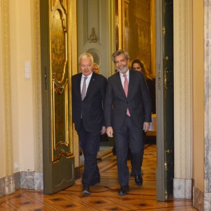 Carlos Lesmes confia que la visita de Reynders “ajudi” a "desembussar" el CGPJ