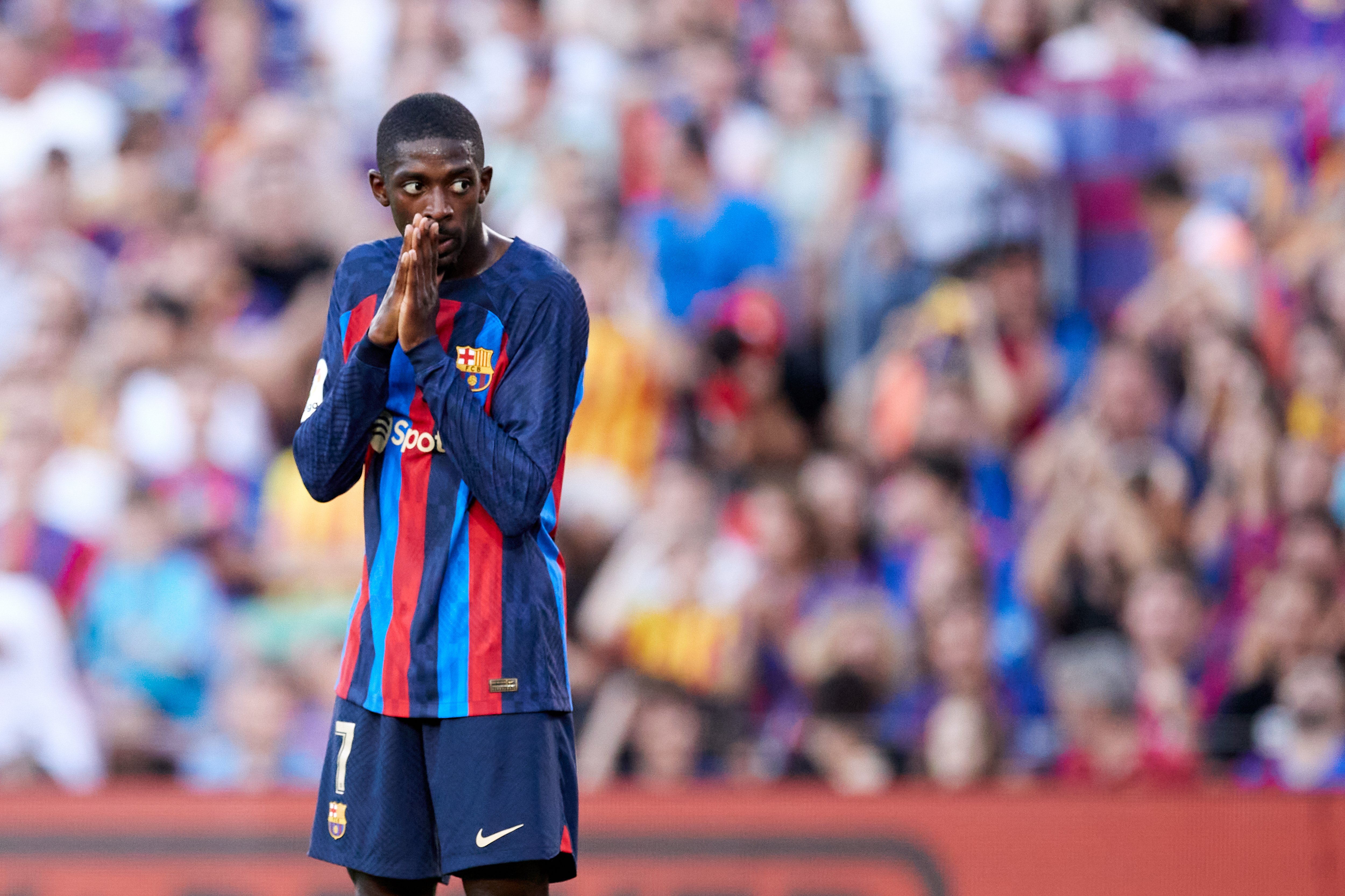 Dembélé vuelve a las andadas en el Barça y ya se lo han contado a Xavi Hernández