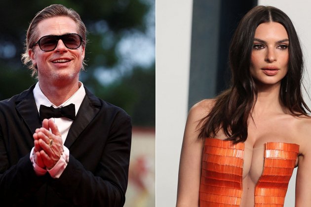 Brad Pitt y Emily Ratajkowski Brad Pitt y Emily Ratajkowski