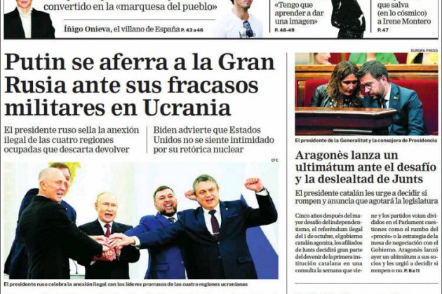 Portada La Razón Portada La Razón