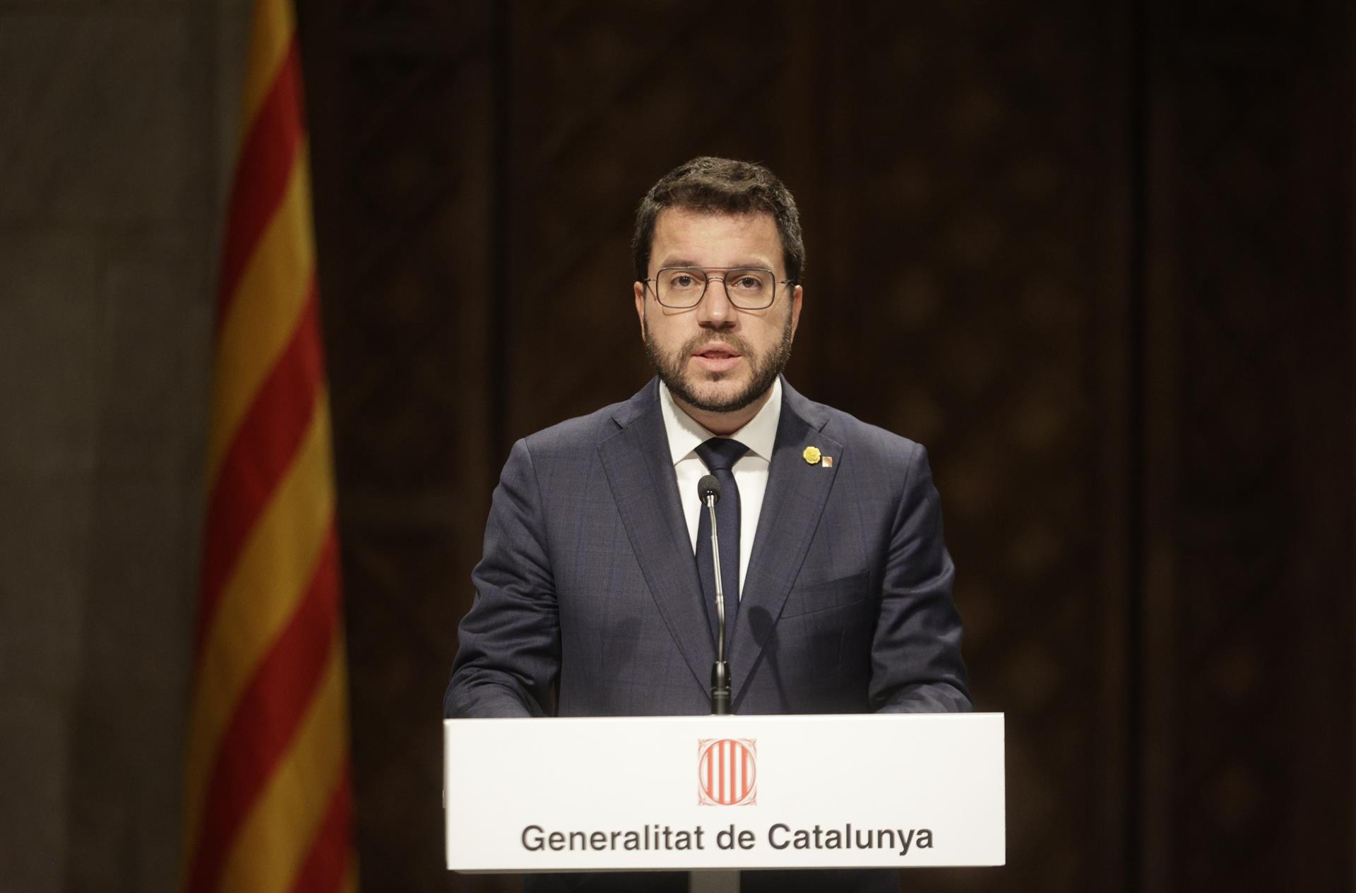 Pere Aragonès no asistirá a la manifestación del 1 de Octubre en Barcelona