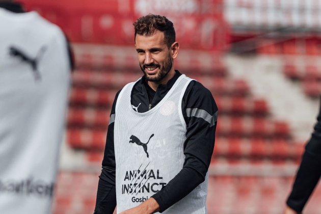 Christian Stuani Girona entrenamiento / Foto: Girona FC