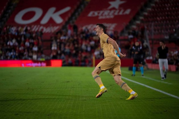 Lewandowski celebracion gol Mallorca Barça / Foto: FC Barcelona Lewandowski celebracion gol Mallorca Barça / Foto: FC Barcelona