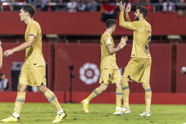 Barça Mallorca celebración / Foto: EFE Barça Mallorca celebración / Foto: EFE