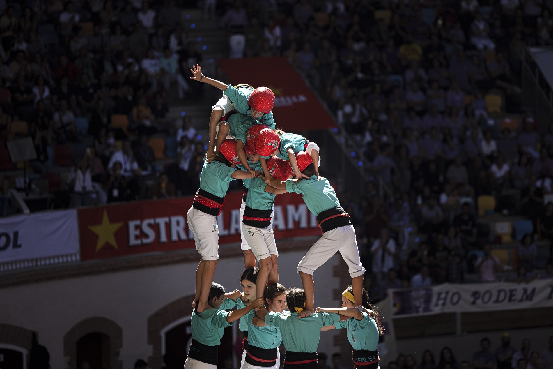 Els Castellers de Vilafranca guanyen el Concurs de Castells 2022 de Tarragona