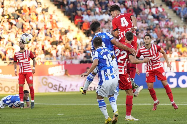 Arnau Martinez gol Celebracion gol Real Sociedad Girona / Foto: EFE
