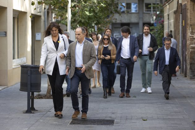 Reunio executiva Junts Borras Turull Puigneró Dalmases seu / Foto: Montse Giralt Reunio executiva Junts Borras Turull Puigneró Dalmases seu / Foto: Montse Giralt