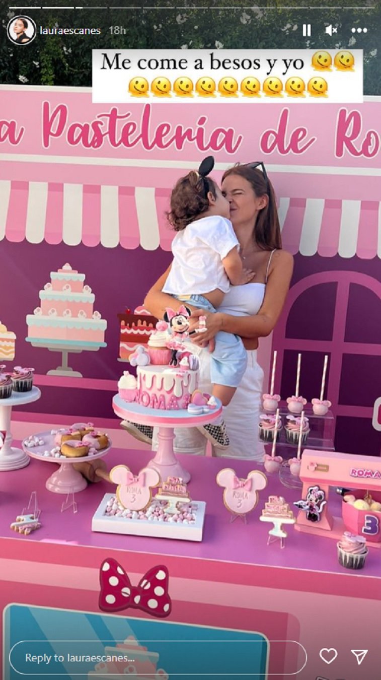 Laura y su hija Roma IG Stories Laura y su hija Roma IG Stories