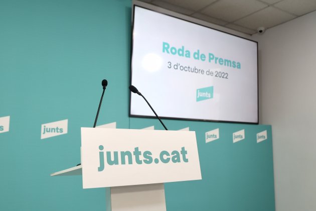 Roda de premsa executiva Junts / Foto: Montse Giralt Roda de premsa executiva Junts / Foto: Montse Giralt