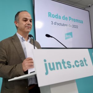 Roda presma Junts Jordi Turull crisi Govern consulta militancia / Montse Giralt