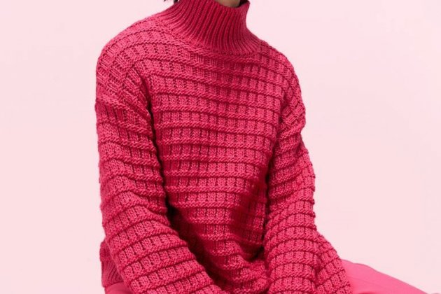 Jersey oversize con cuello alto1