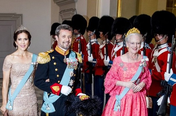 El príncep Frederic, la Reina Margarida i la princesa Mary - GTRES