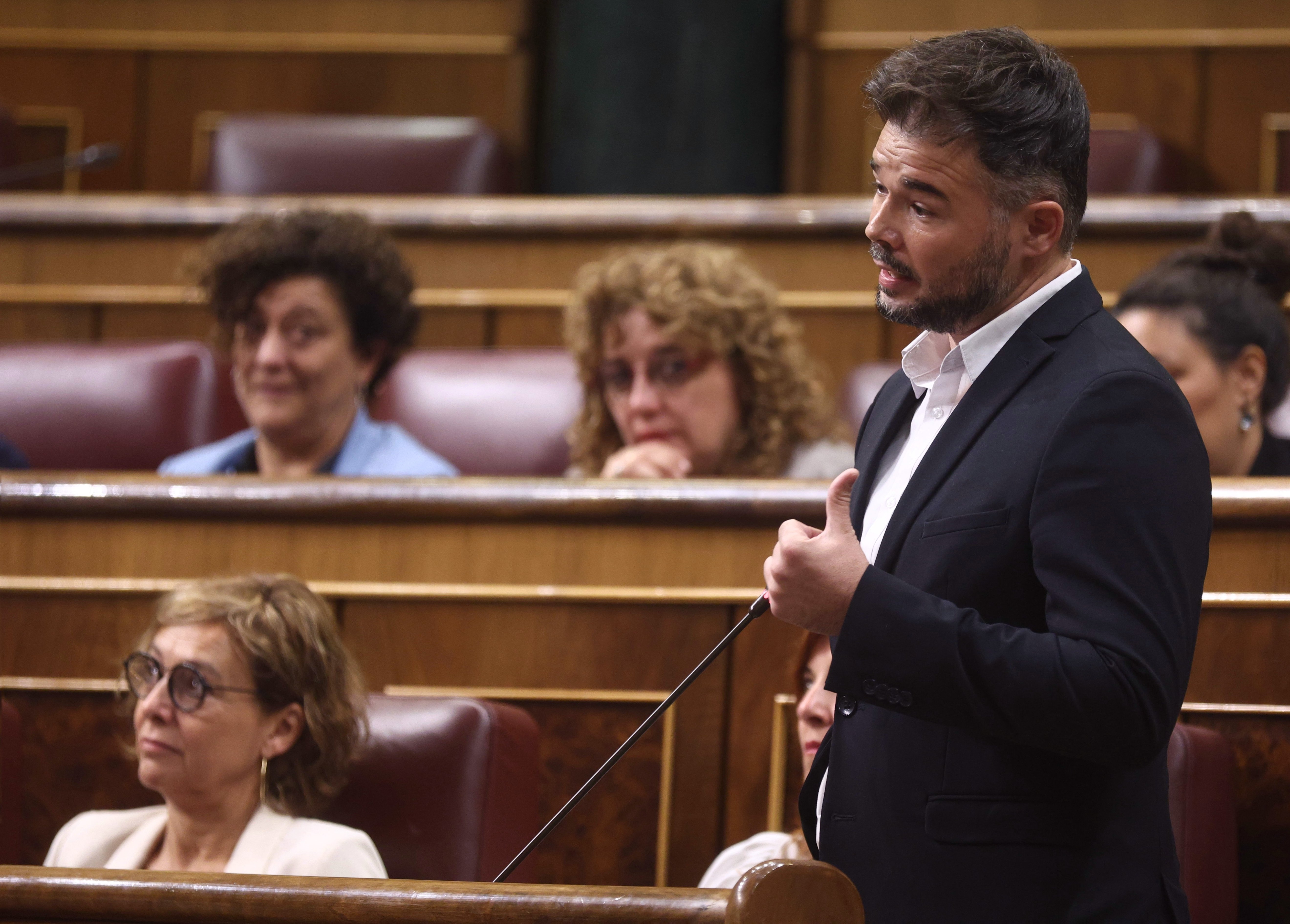 Rufián veu els pressupostos com a única opció de pressionar el PSOE, tot i que després no compleixen