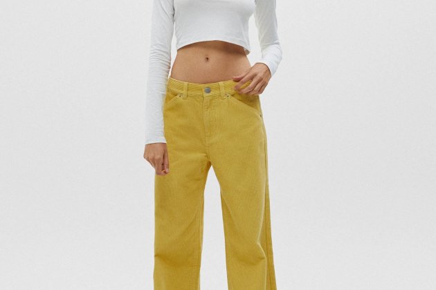 Pantalón wide leg de pana 1 Pantalón wide leg de pana 1
