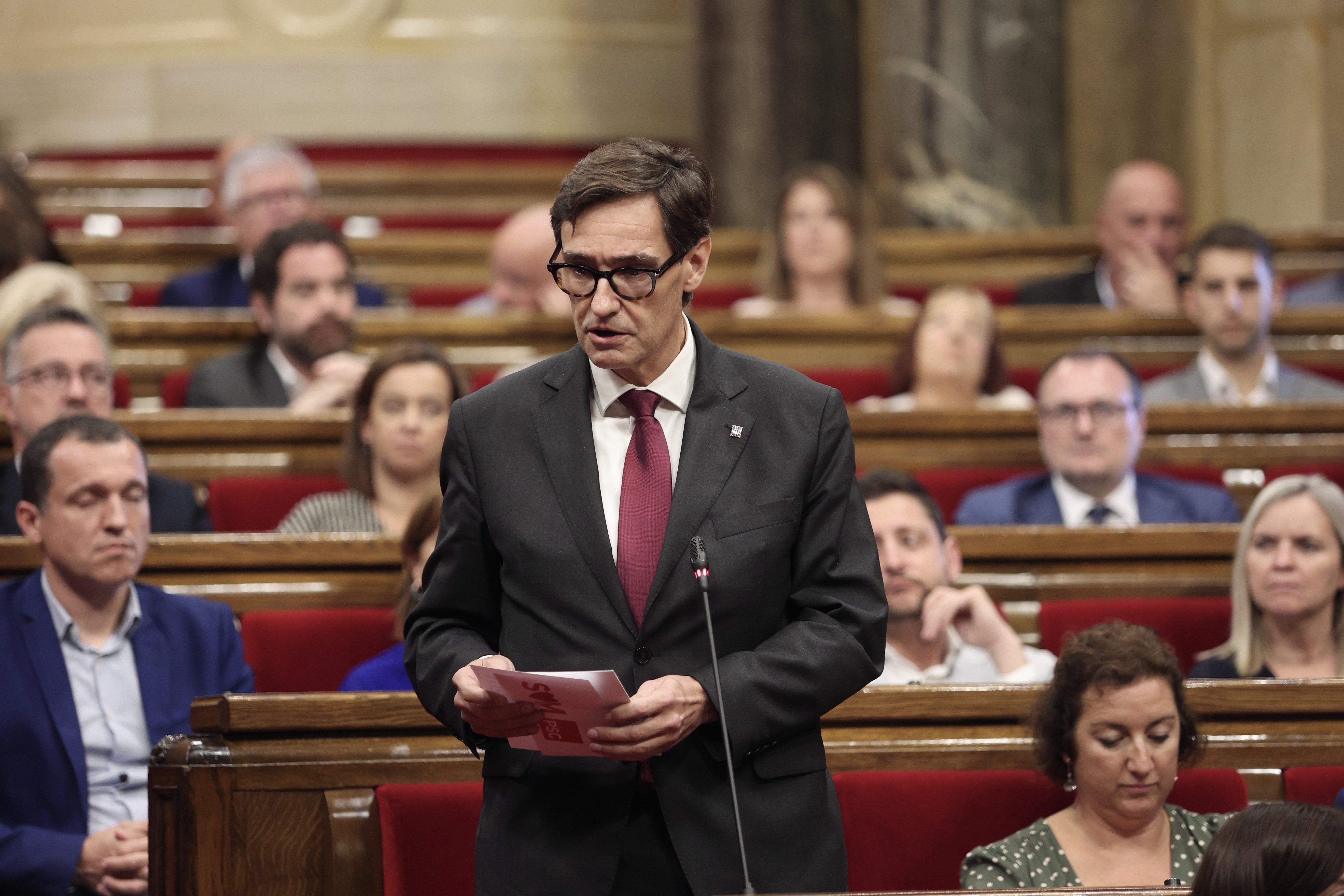 Salvador Illa reprocha a Pere Aragonès que no descarte prorrogar los presupuestos