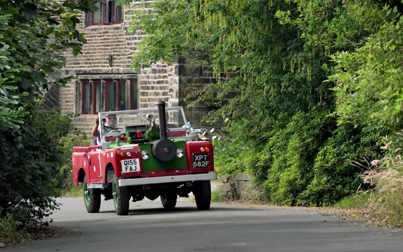 Un ingeniero inglés 'tunea' un Land Rover para que funcione con carbón