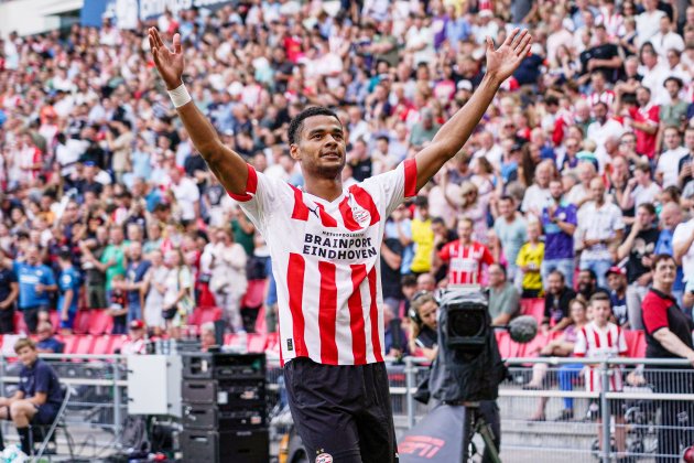 Cody Gakpo celebra gol PSV / Foto: Europa Press