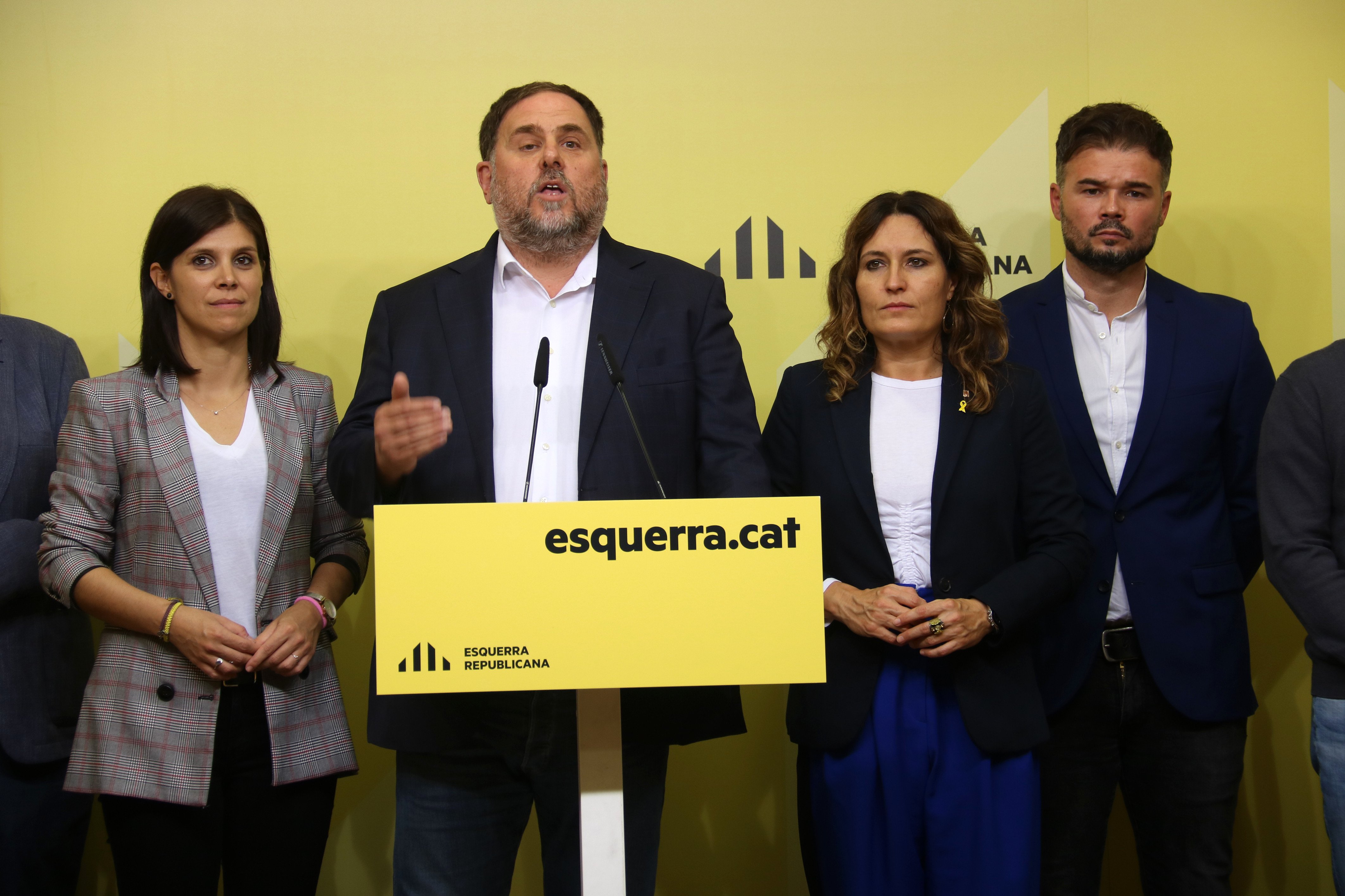 ERC descarta al PSC: "No está comprometido con el fin de la represión"