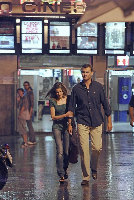 Letícia y Felip en el cine GTRES